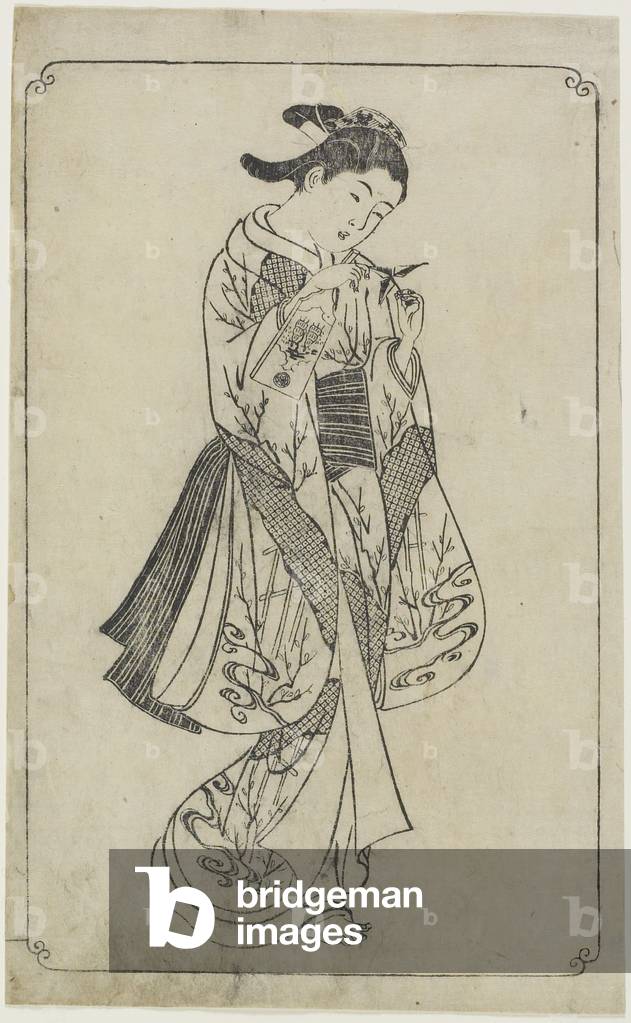 (Cortigiana in possesso di un Battledore), 1739