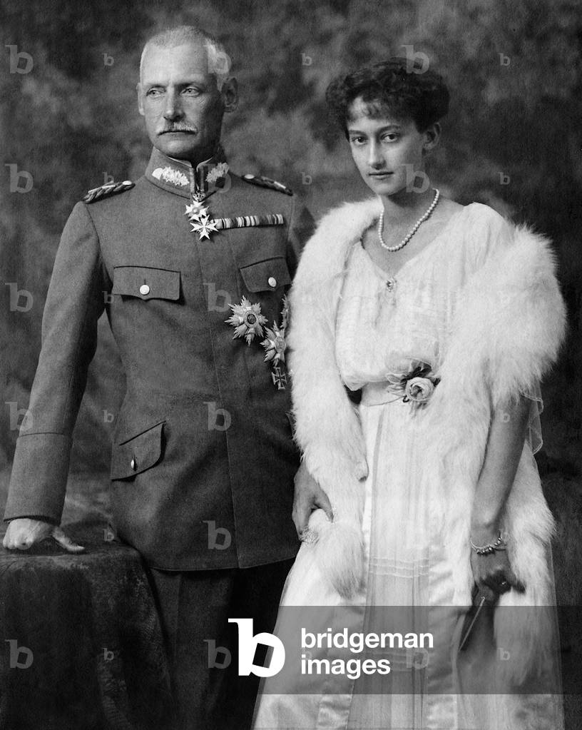 Immagine di Fotografia "Principe ereditario Rupprecht di Baviera e principessa Antonia di Lussemburgo" 1918, b