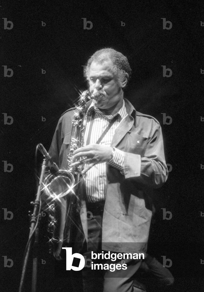 Image de Photographie représentant Dexter Gordon 1981 par Odile Noel, b/w