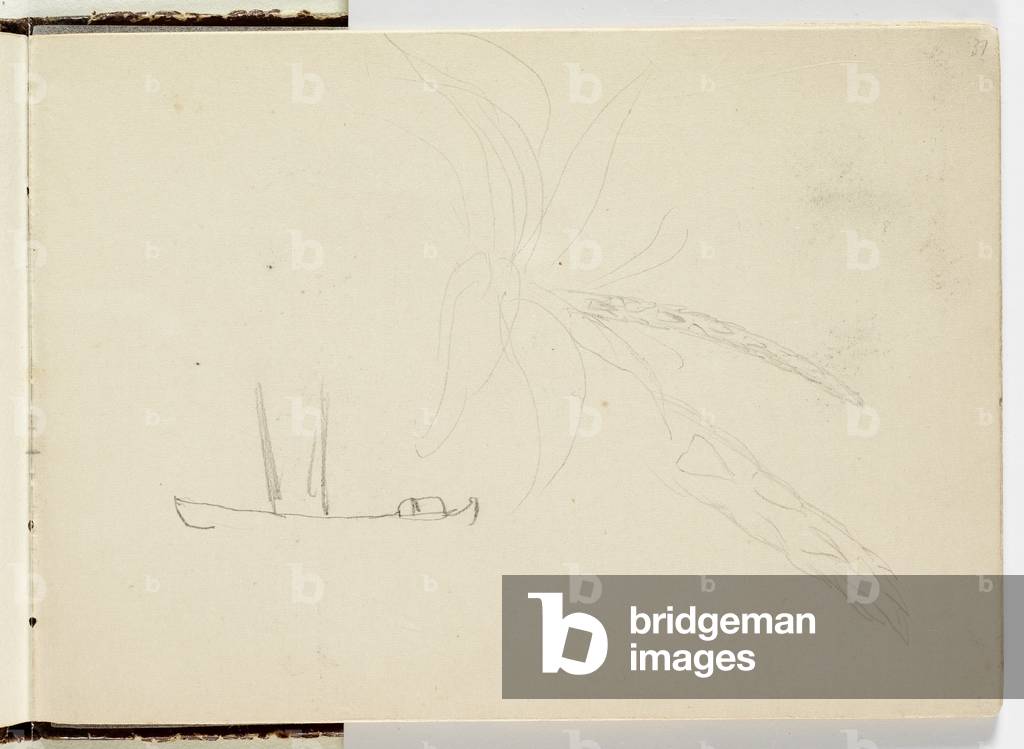 Immagine di Disegno "senza titolo 1841 (matita su carta)", 1841 di Thomas Cole, b/w