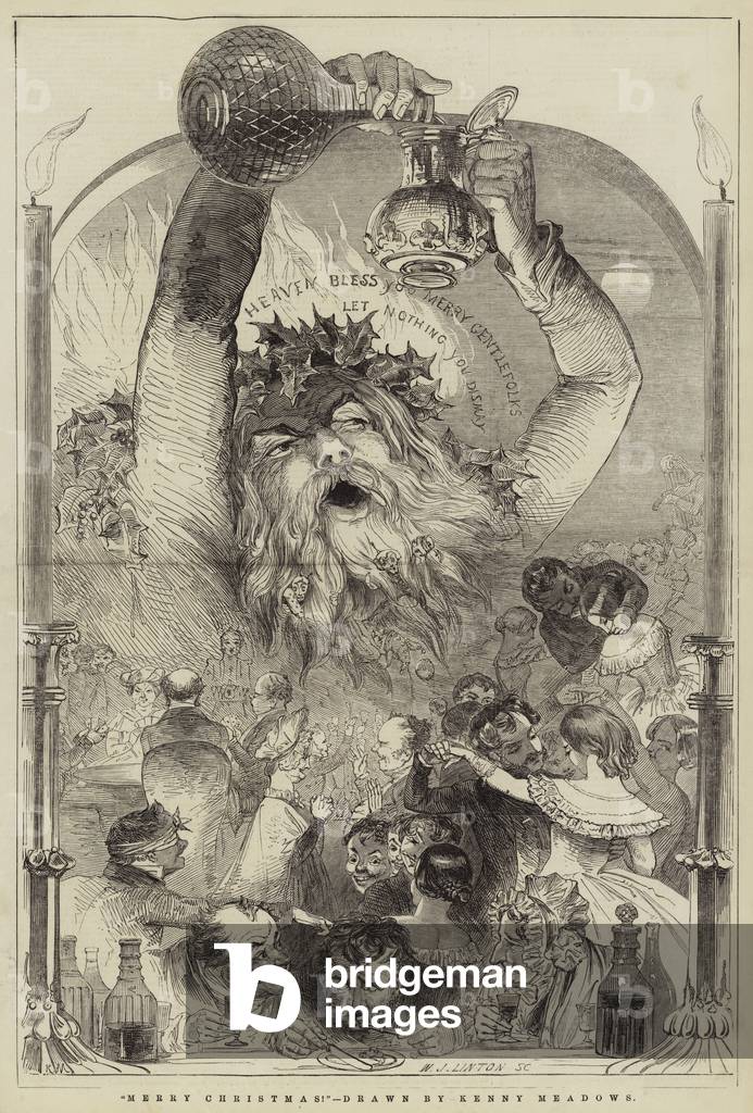 "Buon Natale!" di Joseph Kenny Meadows, b/w
