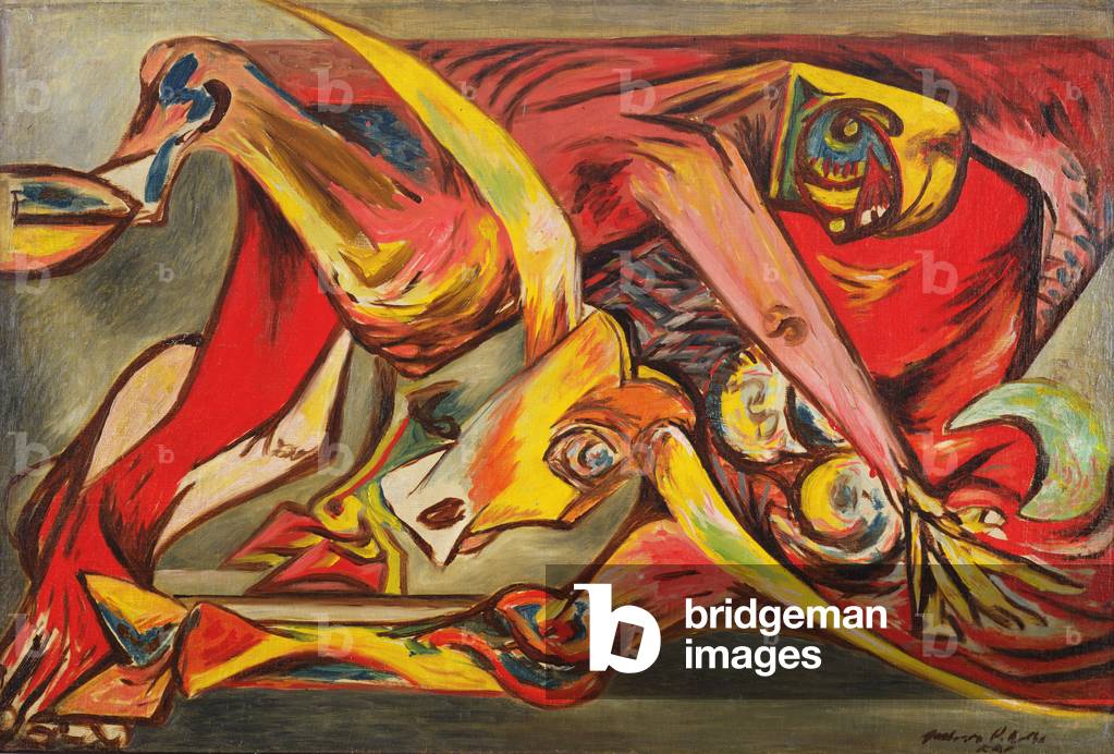 Immagine di Dipinto "Uomo" 1938 di Jackson Pollock