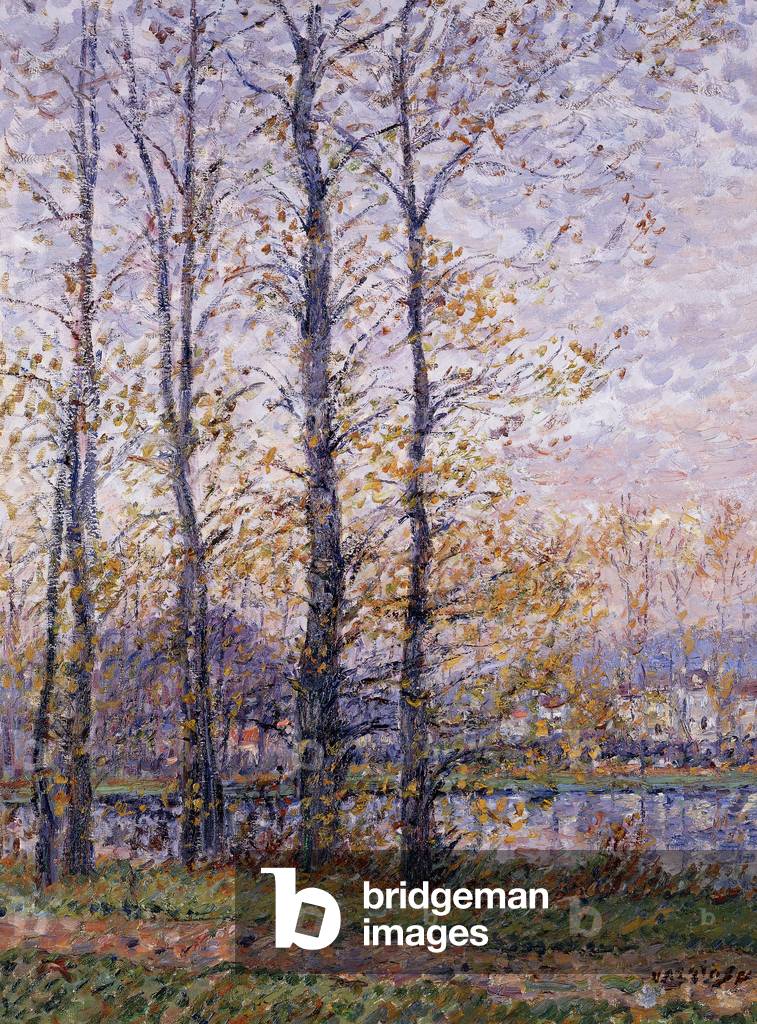 The Banks of the Oise at Precy; Les Bords de l'Oise a Precy,  (oil on canvas)