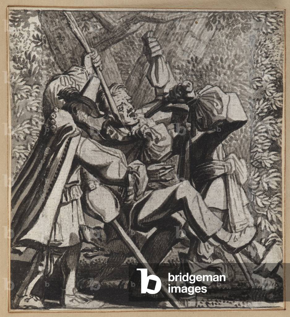 The Fool Of Reuter And Schreiber, 1660-86 (pinceau et encre de Chine sur papier)