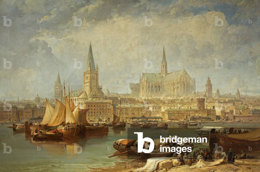 Cattedrale di Colonia, 1869 (olio su tela)