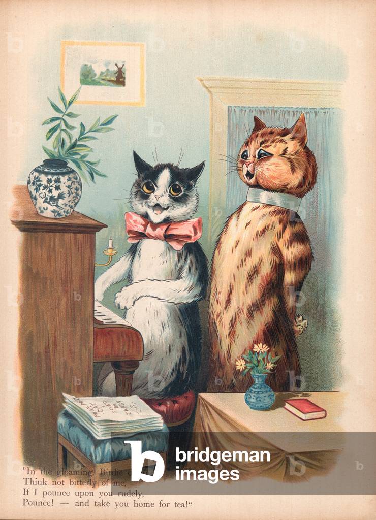 "Louis Wain Cats (cromolito)" di Louis Wain