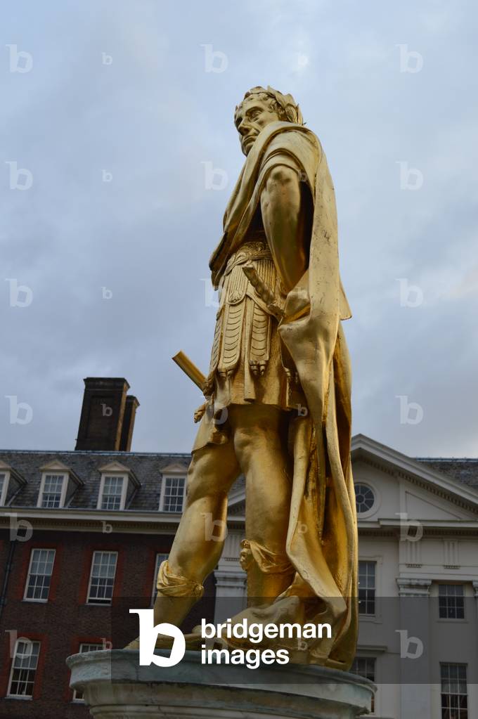 Re Carlo II, 1690 ca. (ottone bronzato e dorato)