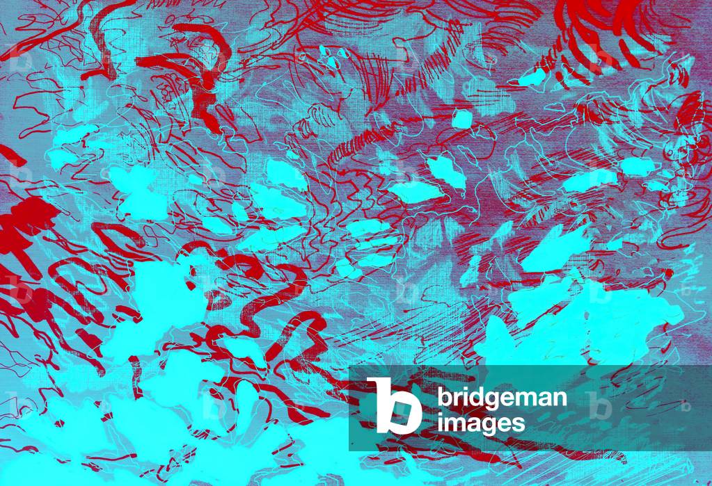 Image of Print depicting Blue Tempest 2016 by Hermione Carline