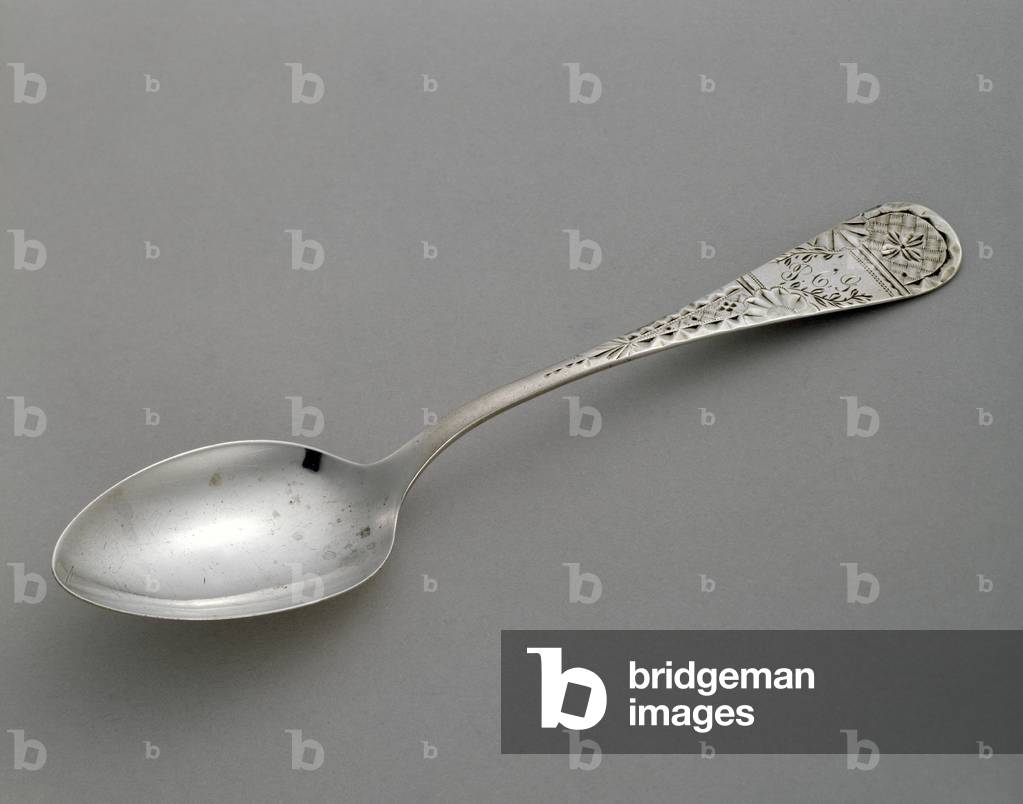 cucchiaino da cucchiaino, c. 1862-1870 (argento)