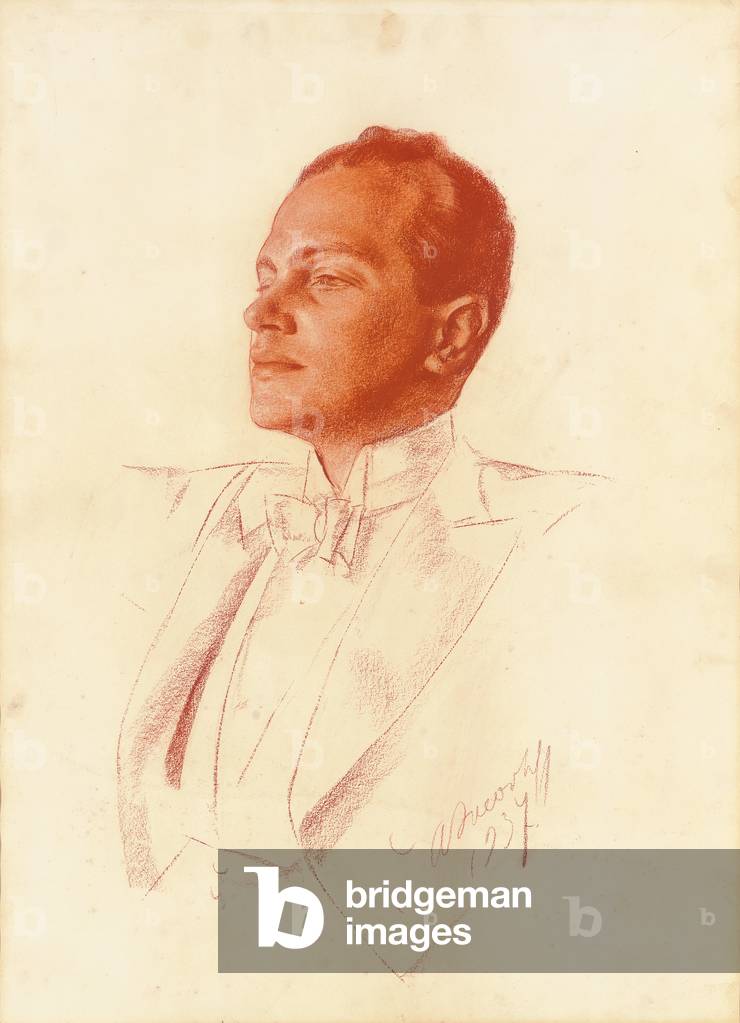 Bild von Zeichnung "Porträt von Prokofjew" 1937 von Alexander Yakovlev