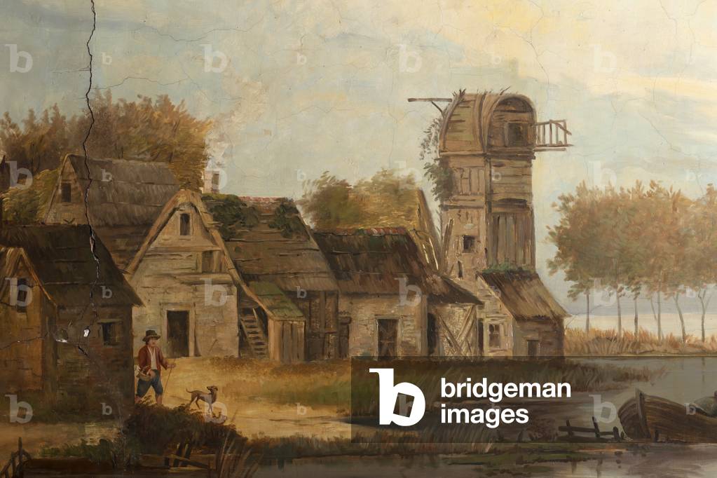 Immagine di Affresco "Seconda stanza sul retro" 1810 di Belgian School
