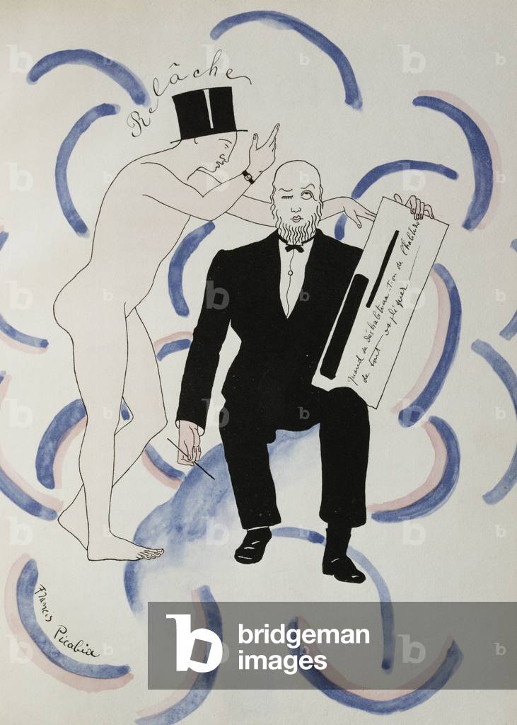 Le ballet Relâche d'Erik Satie, vers 1924 (dessin)