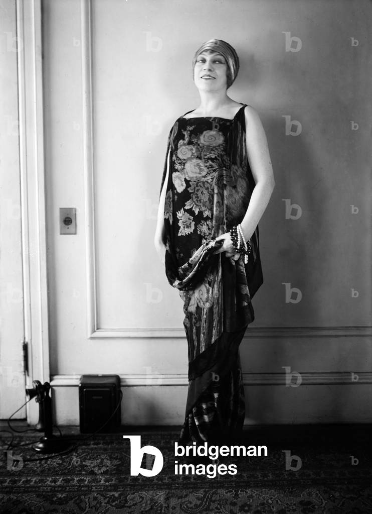 Image of Photography depicting Georgette Leblanc 1920, b/w