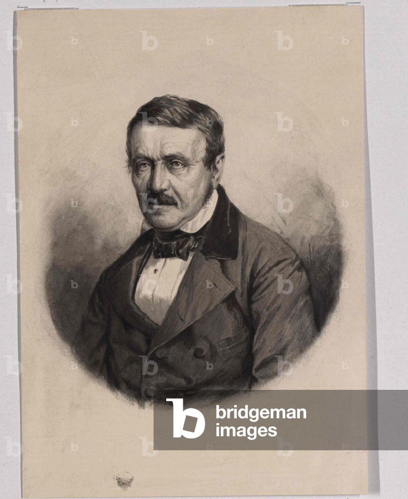 Image of Print depicting Jakob Philipp Fallmerayer 1893 by Wilhelm Hecht
