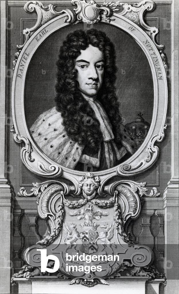 Daniel Finch, II conte di Nottingham e VII conte di Winchilsea (1647-1730) (incisione)