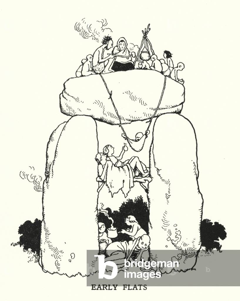 Immagine di Stampa "Early Flats (lito)" di William Heath Robinson