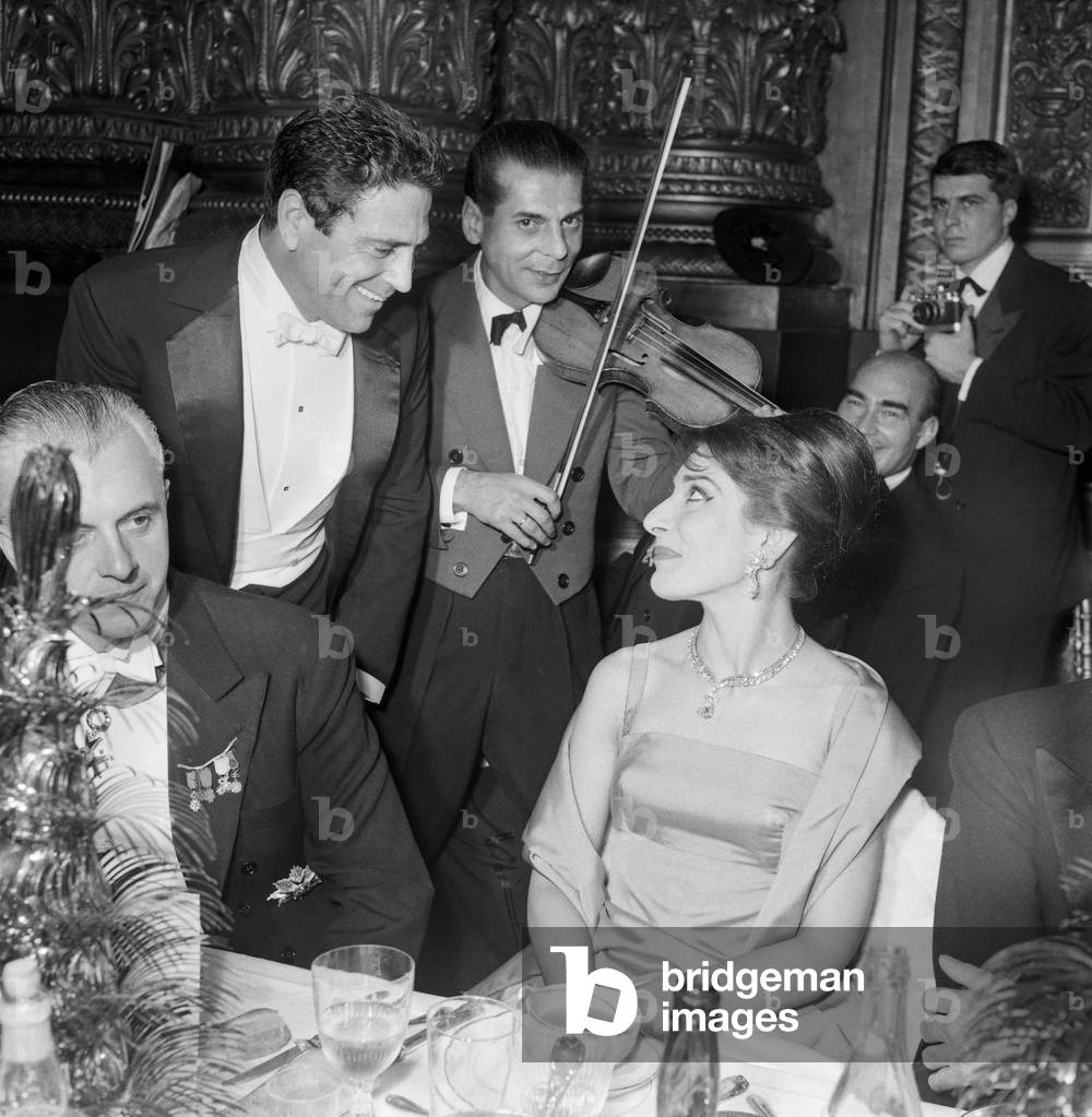 Immagine di Fotografia "Maria Callas" 1958, b/w