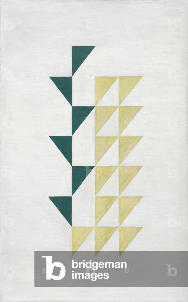Concreto, Dezember 1950 (Tempera auf Leinwand)
