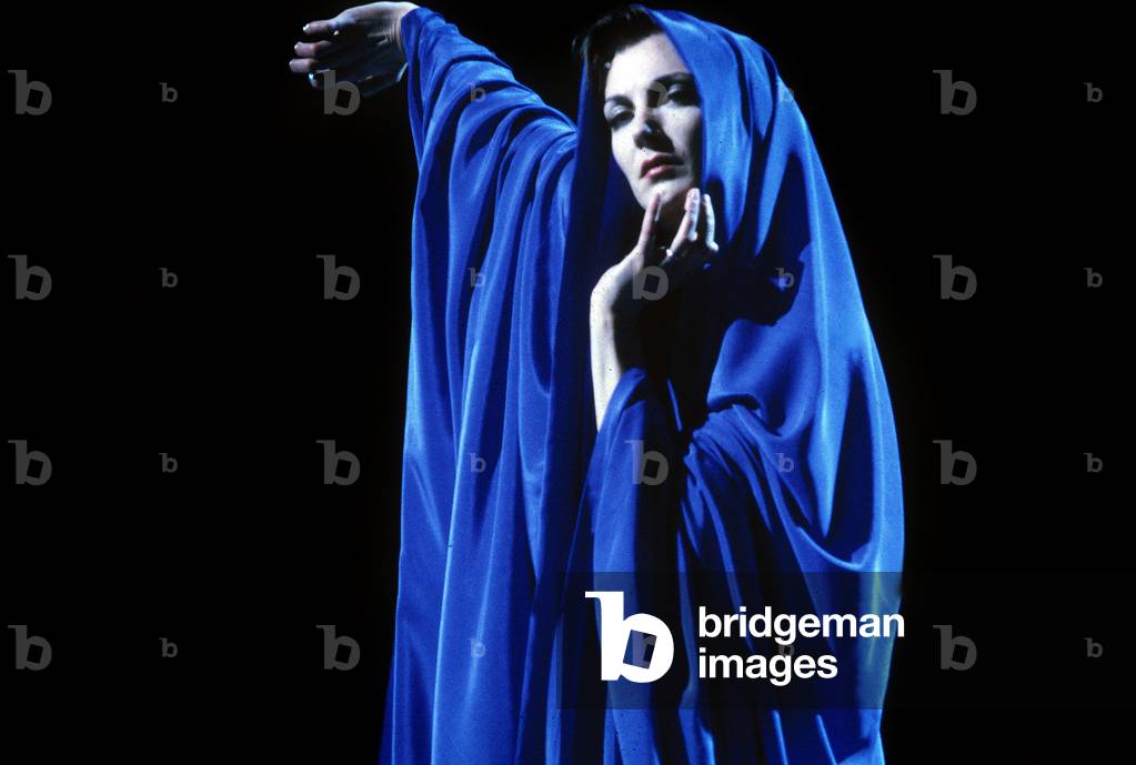 Ballet «La Mort Suite» Por Maurice Bejart With Ute Lemper, le 6 febrero 1991 en Paris (foto)