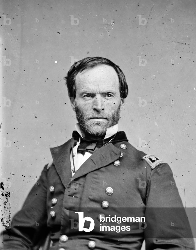 Bild von Fotografie "Le General Sherman" 1864, b/w