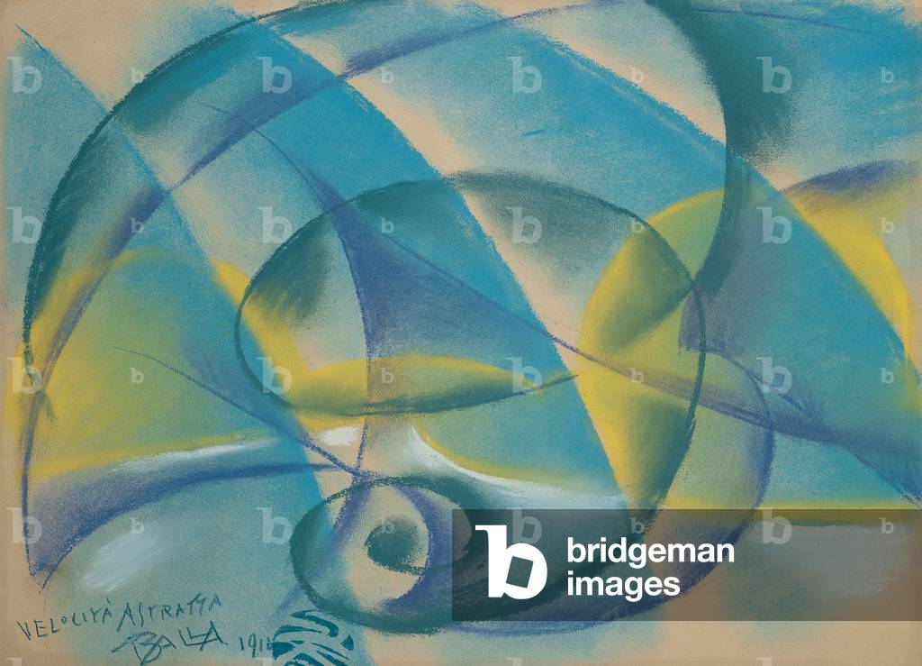 Image of Drawing depicting Abstract Speed, 1914 by Giacomo Balla
