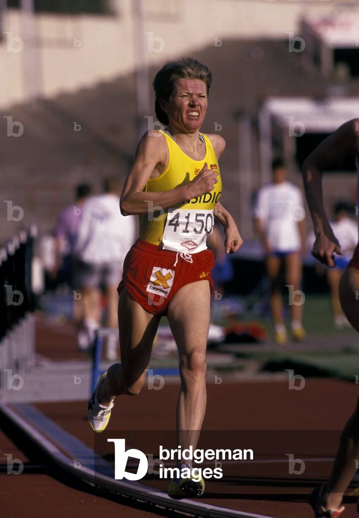Oslo, 14 maggio 1992. Ingrid Kristiansen a Bislett..., 1992 (foto)