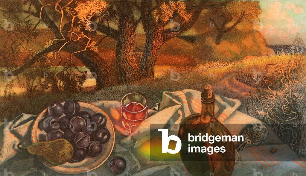 Picnic sul fiume Oka, 2015 (acquaforte)