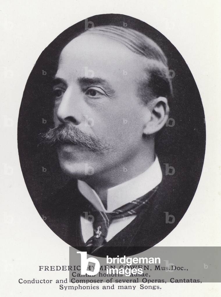 Immagine di Fotografia "Uomini di spicco di Londra: Frederic Hymen Cowen (foto b/n)" di English Photographer