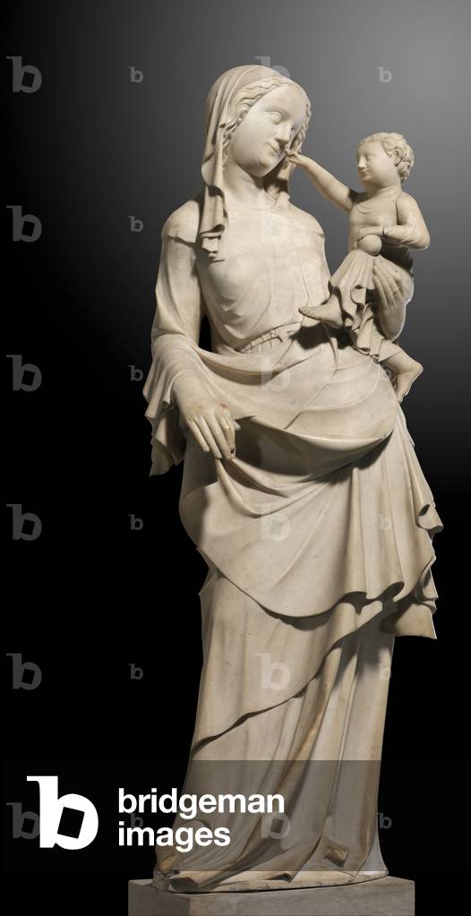 "Madonna col Bambino (marmo)", 14th Secolo di Master of the Marble Madonnas