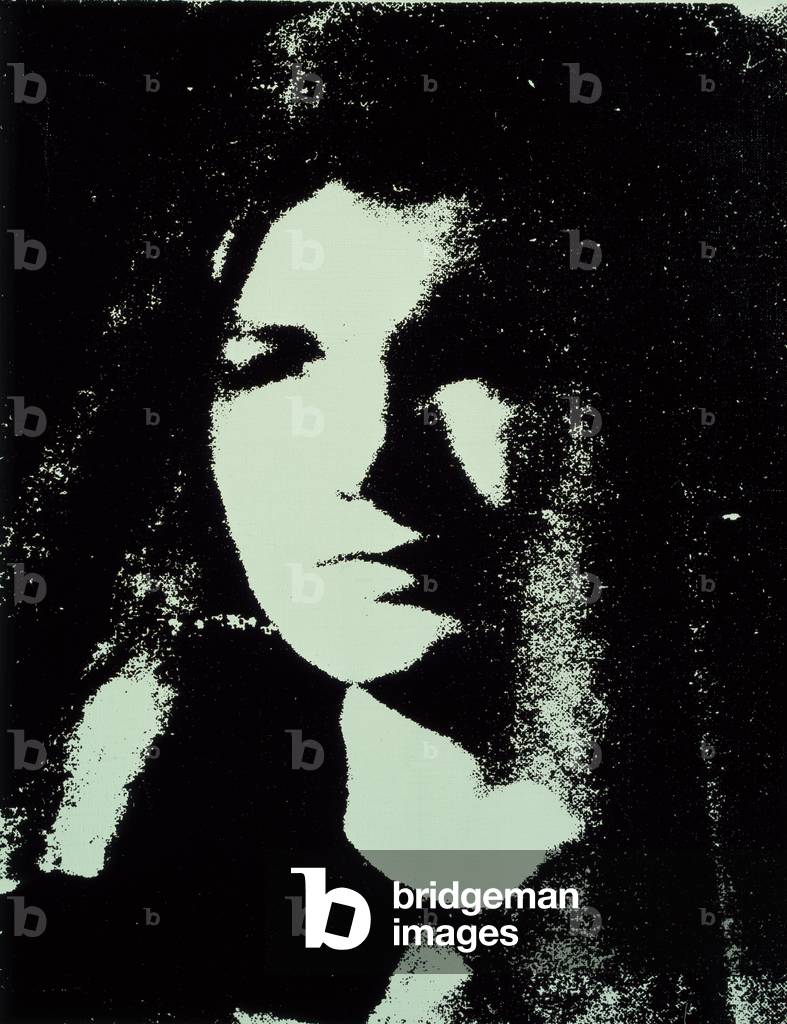 Jackie, 1964 (seta sintetica polimerica serigrafata su tela)