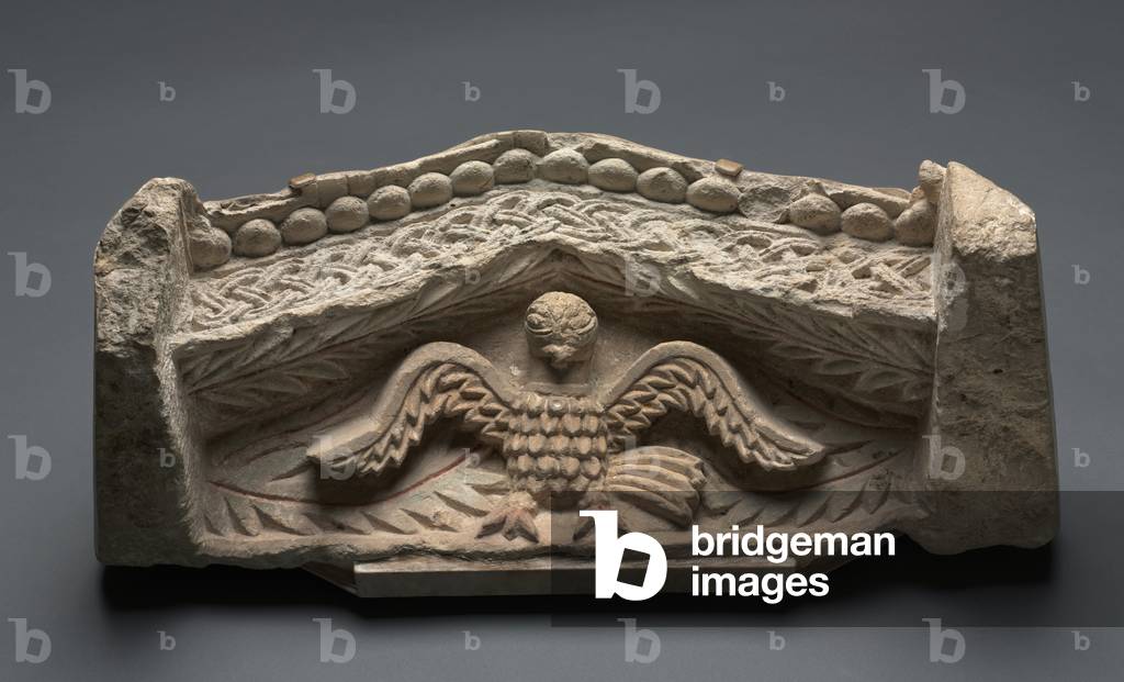 "Pediment mit einem Adler" von Coptic