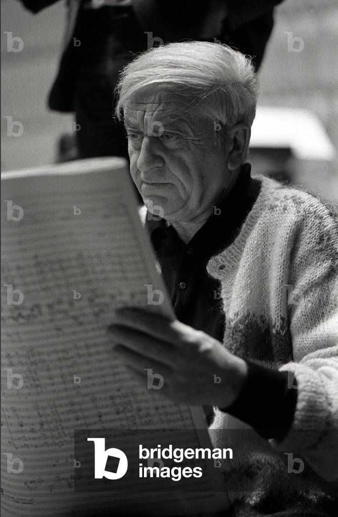 "Maurice Ohana (nero/foto" 1983 di Thierry Martinot