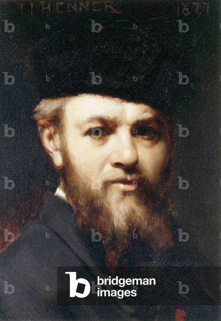 ein selbstporträt, 1877 (öl auf leinwand)