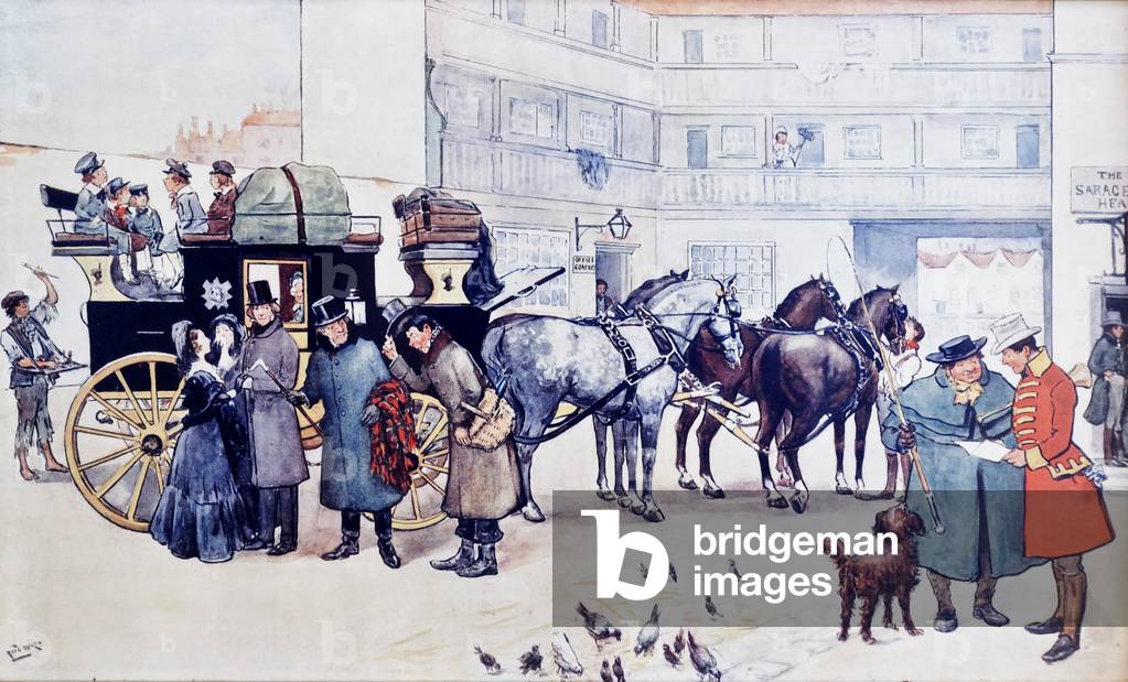 Immagine di Fotografia "Nicholas Nicholby di C. Dickens - illustrazione"