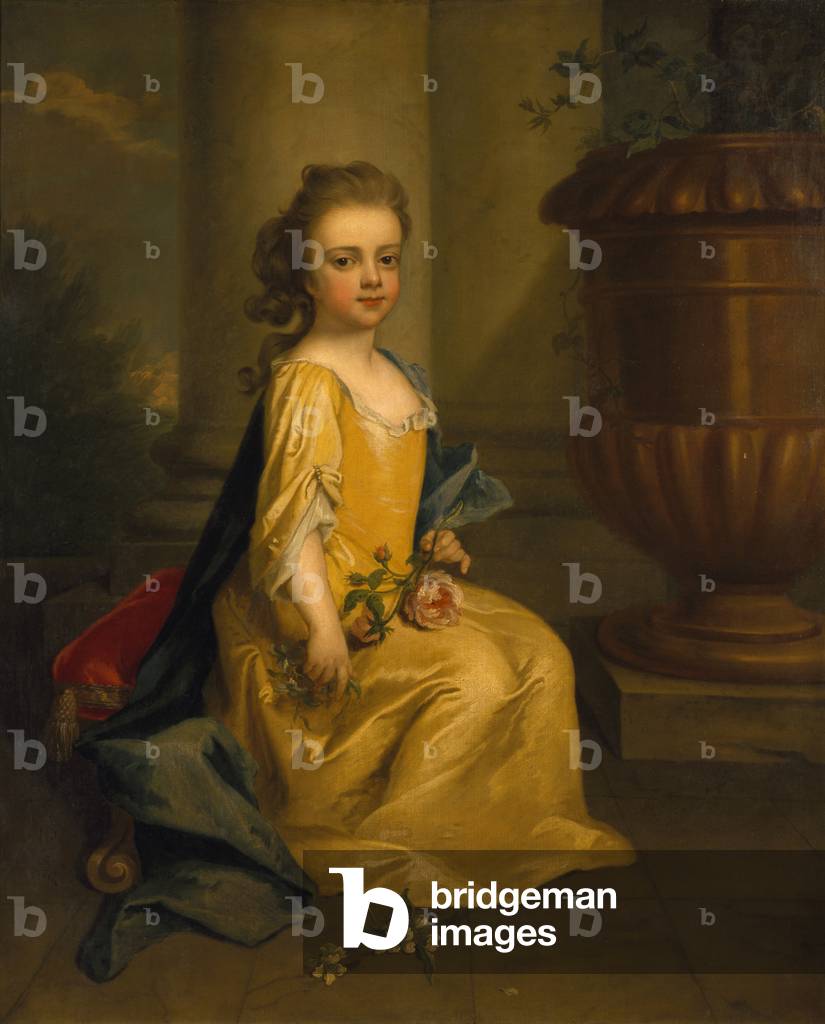 lady mary Booth, in seguito contessa di Stamford (1704 1772), come un bambino