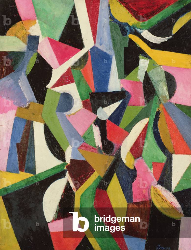 Zusammensetzung I, 1916 (Öl auf Leinwand)