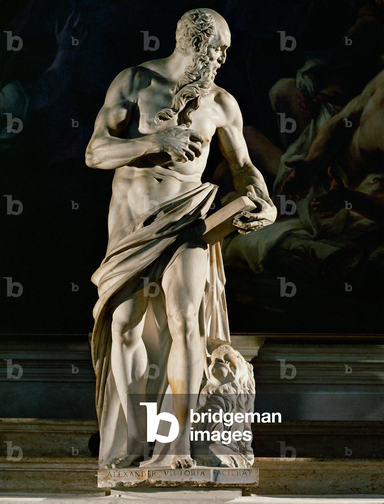 Immagine di Scultura "San Girolamo (marmo)" di Alessandro Vittoria