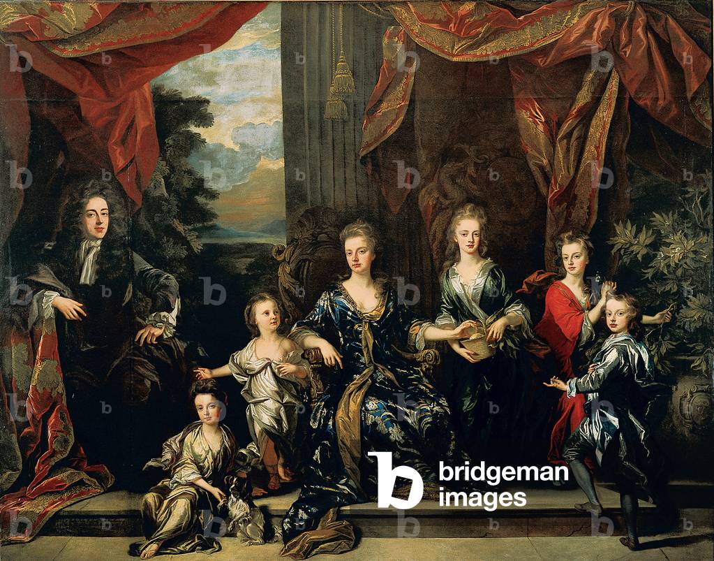 il marlborough famiglia, 1697 (olio su tela)