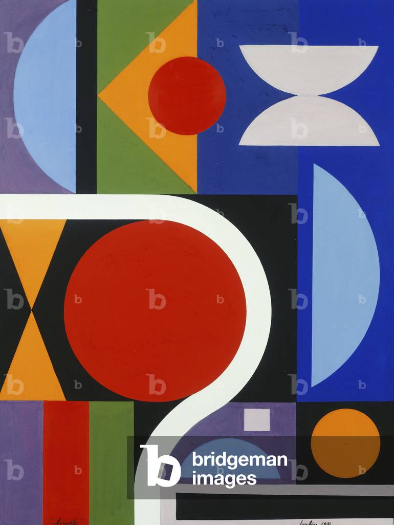 Immagine di Dipinto "Alouette", 1951 di Auguste Herbin