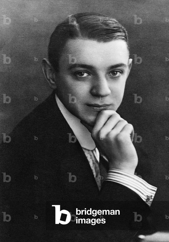 Heinrich George nella sua giovinezza (foto in b/n)