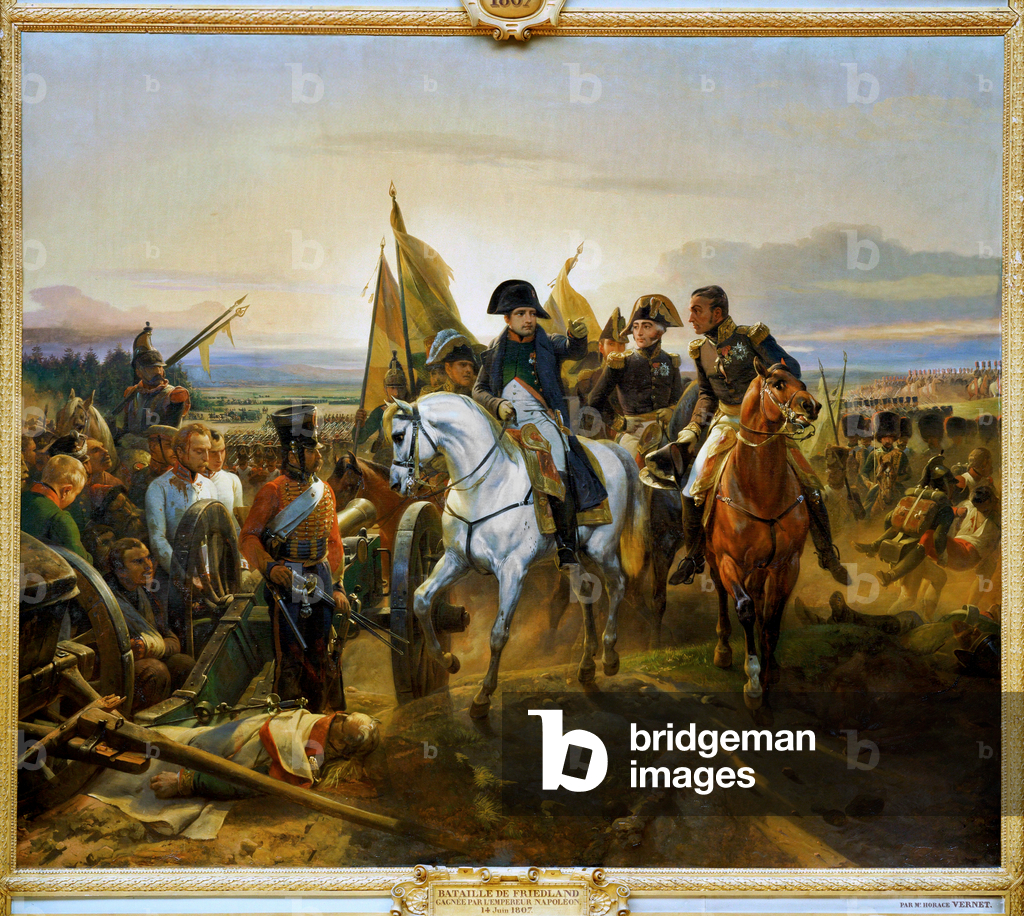 Bataille de Friedland gagnee par l'empereur Napoleon I, le 14 jiun 1807 ...