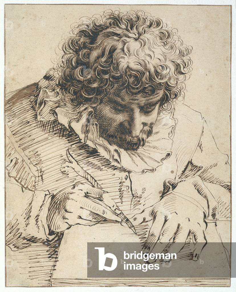 Portrait of Gillis van Breen by Hendrik Goltzius