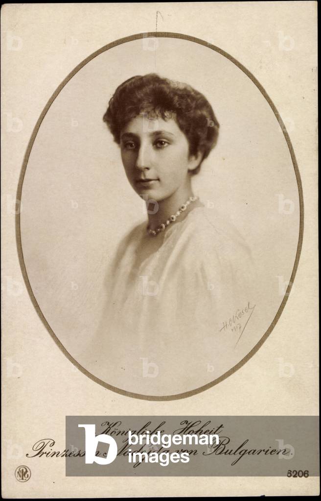 Immagine di Stampa "Principessa Nadejda di Bulgaria", b/w