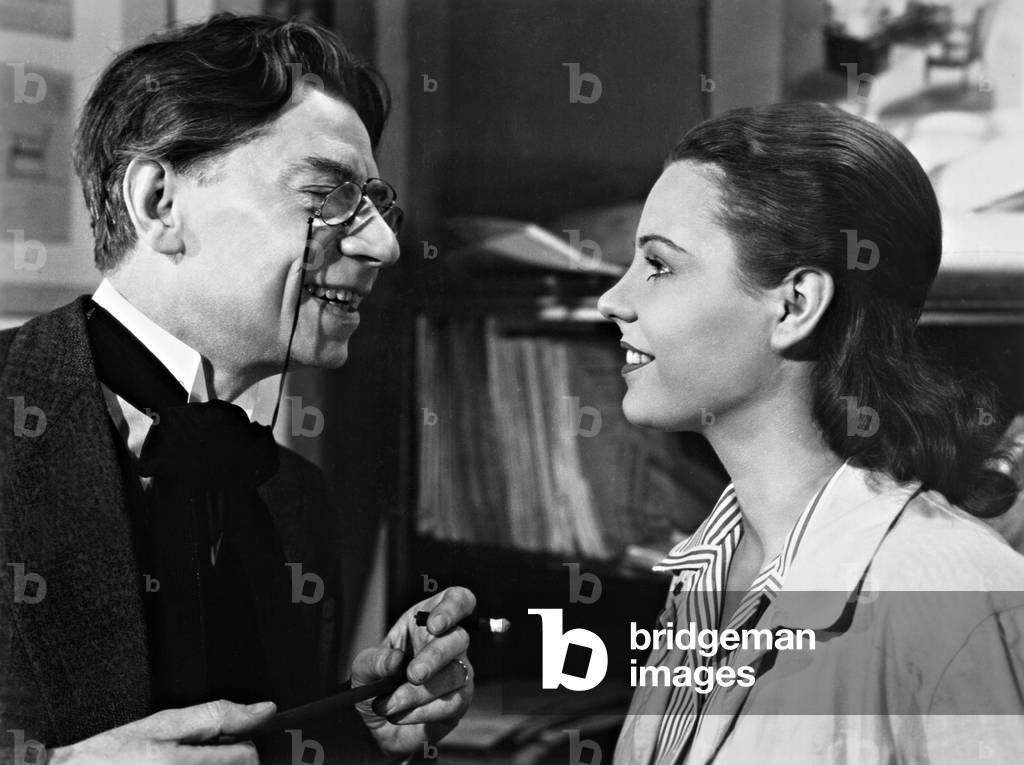Paul Henckels e Hilde Krahl in 'Herz - moderno moebliert ', 1940 (foto in b/n)