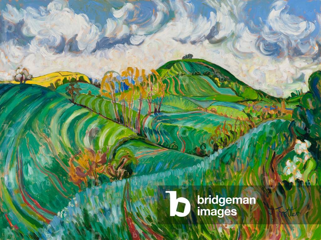 Brailes Hill, (öl auf leinwand)