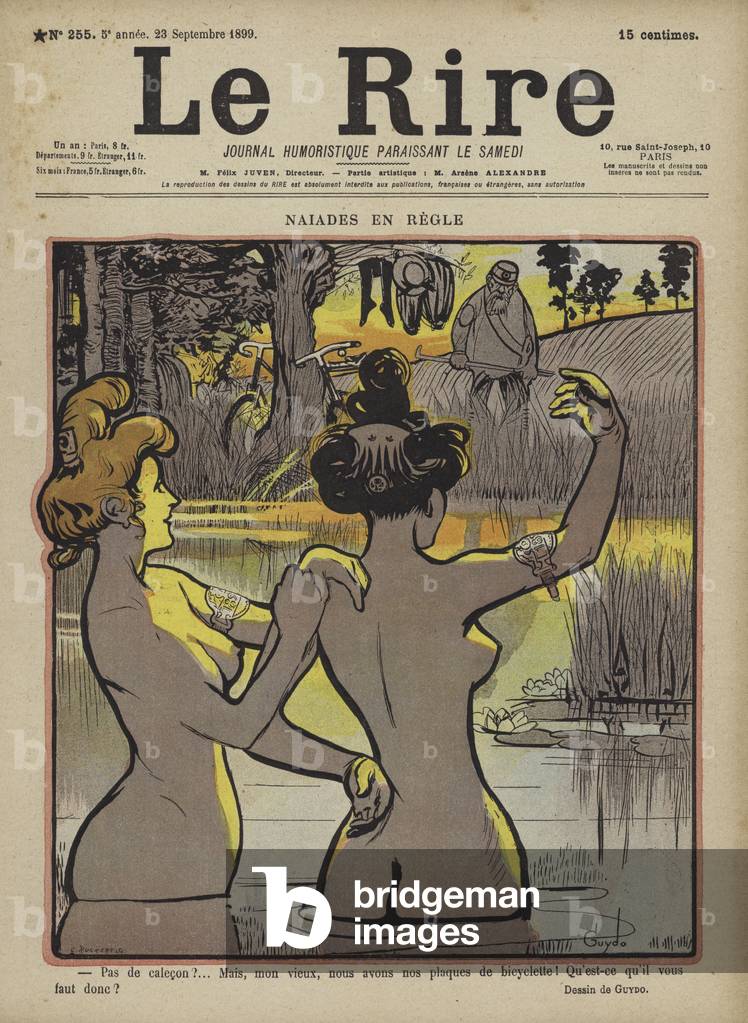 "Illustrazione per Le Rire (color lito)" di Guillaume Le Barrois d'Orgeval