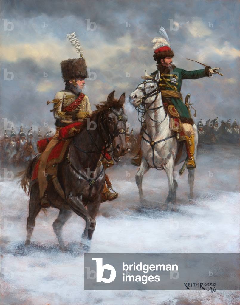 Murat e Manhes 1807, 2016 (olio su tavola)