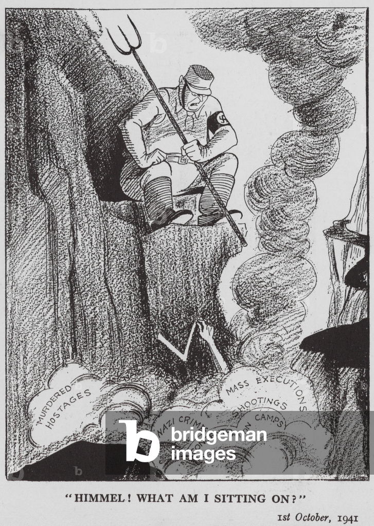 Bild von Druck "Strube WW2 Karikatur (Litho)" 1901 von Sidney Strube