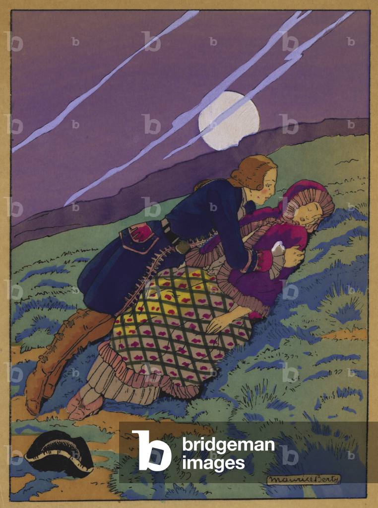 Illustrazione per Histoire de Manon Lescaut (colore lito)