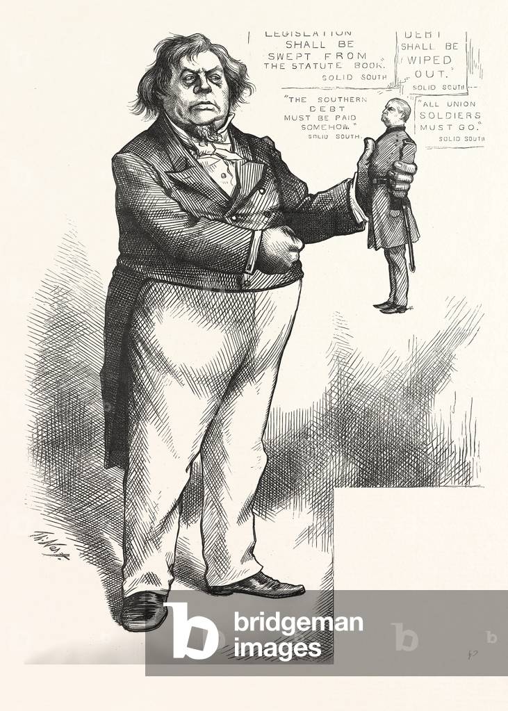 Bild von Gravur "Gulliver die Hände die Brobdingnagians"